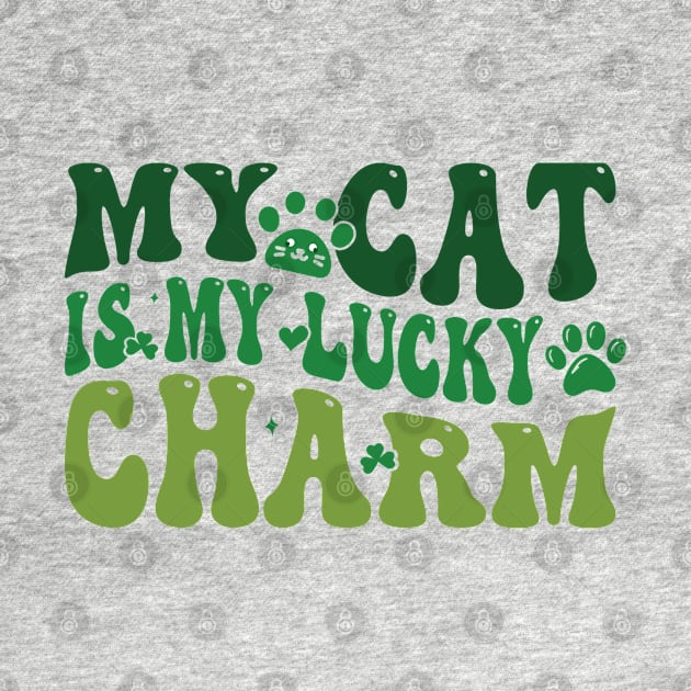 My Cat is My lucky charm by MZeeDesigns